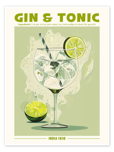 Gin and Tonic, India 1810
