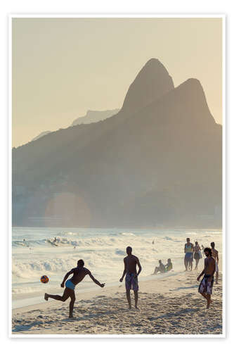 Soccer on Ipanema Beach, Brazil