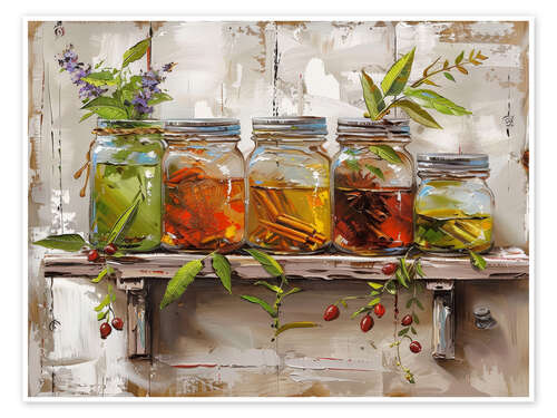 Summer on the kitchen shelf Summer on the kitchen shelf