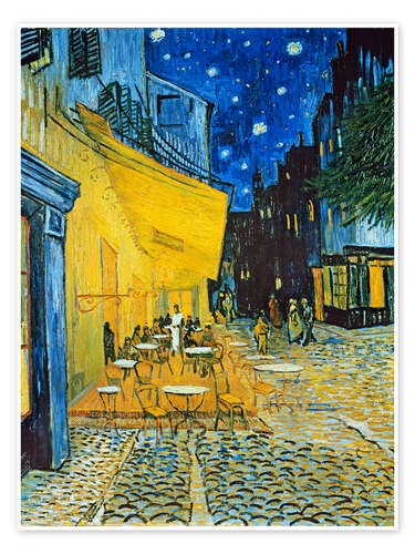 Terrace of a Café at Night (Place du Forum)